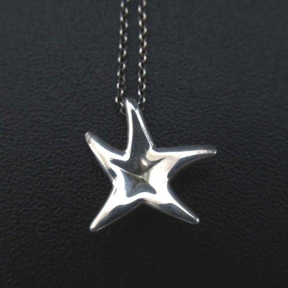 Tiffany & Co. Elsa Peretti Starfish Necklace Pendant 925SV Silver Women's